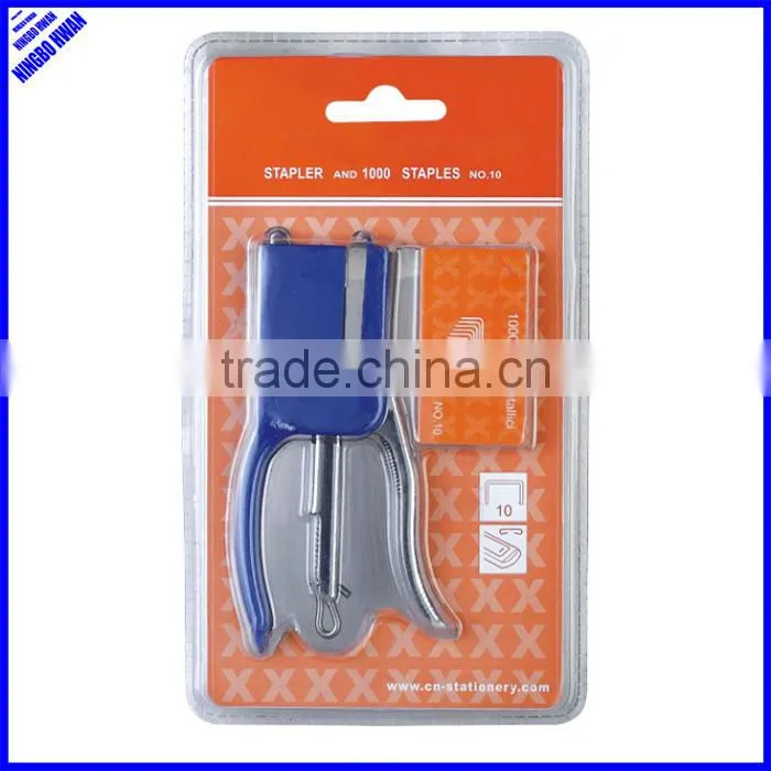 2015 floral 10.5CM mini handheld stapler with staple