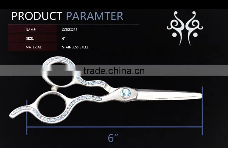 QJ-HS104 Customized Japanese Steel Slim Blade Hair Scissors Set For Professional Hair Cutting Scissors