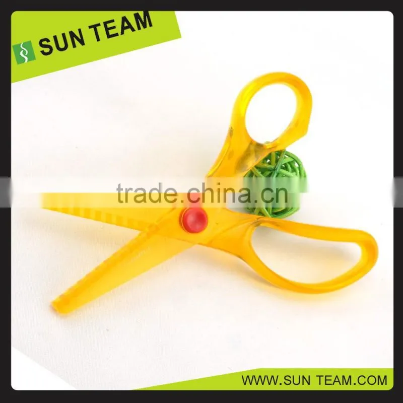 CS002 5-1/2" Hot selling transparent professional paper cutting scissors