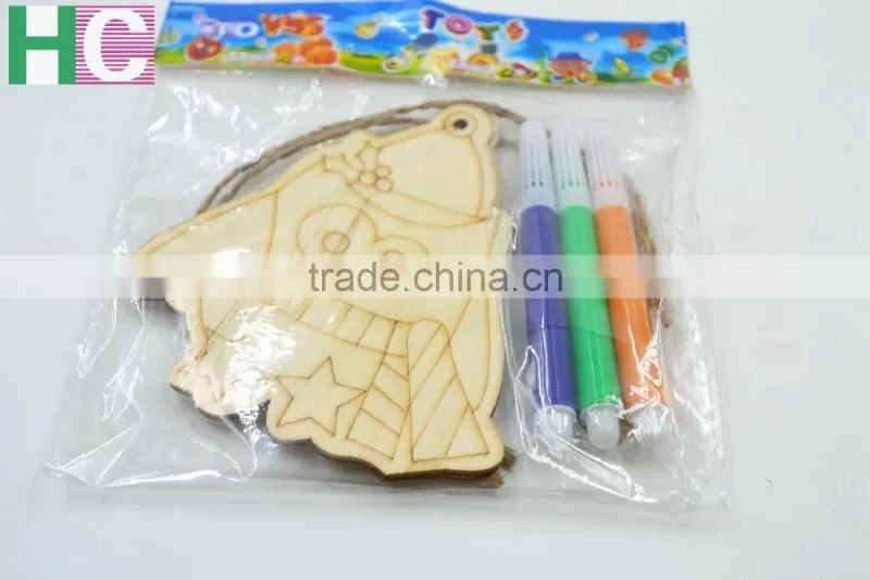 2016 DIY christmas new gifts fish craft MDF wood clip