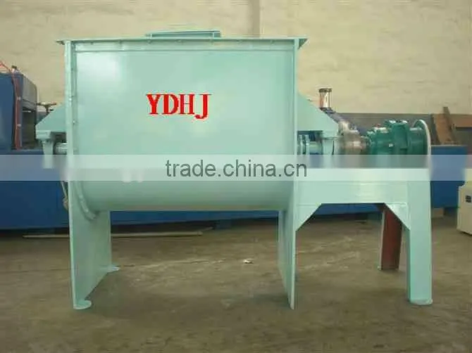 single shaft double screw horizonal mixer