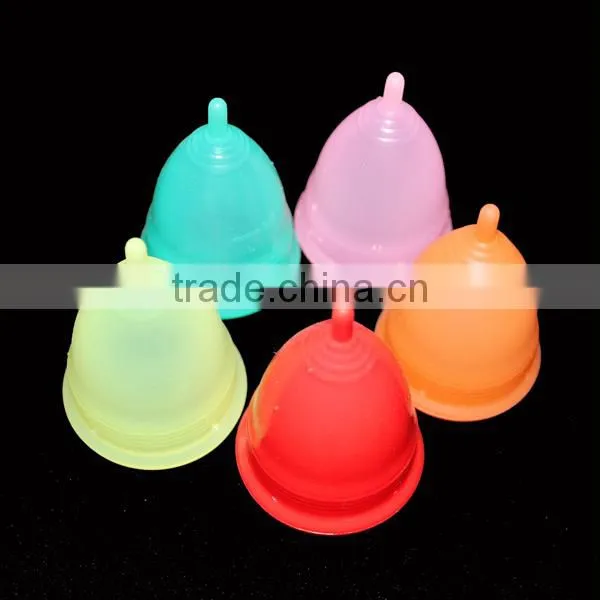 2015 New Developed soft menstrual cup for women