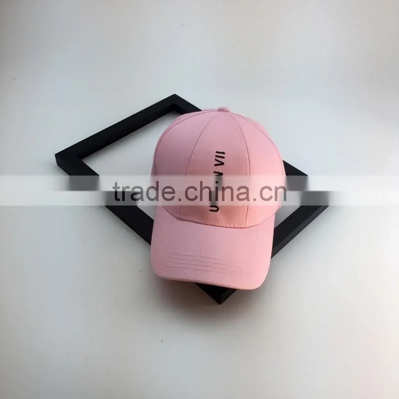 New Style 7 Panel Cap With Custom Flat Embroidery Baseball Cap