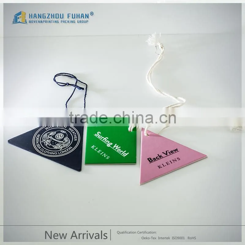 Hot Sale Fashionable Swing Tag, Garment Paper Hang Tag