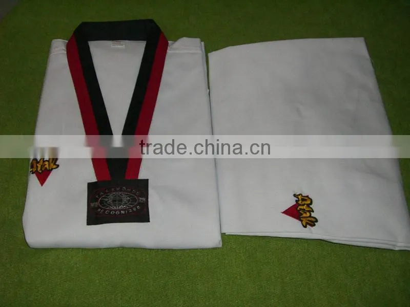 New design taekwondo uniform custom logo Taekwondo Uniform white taekwondo poomsae uniform