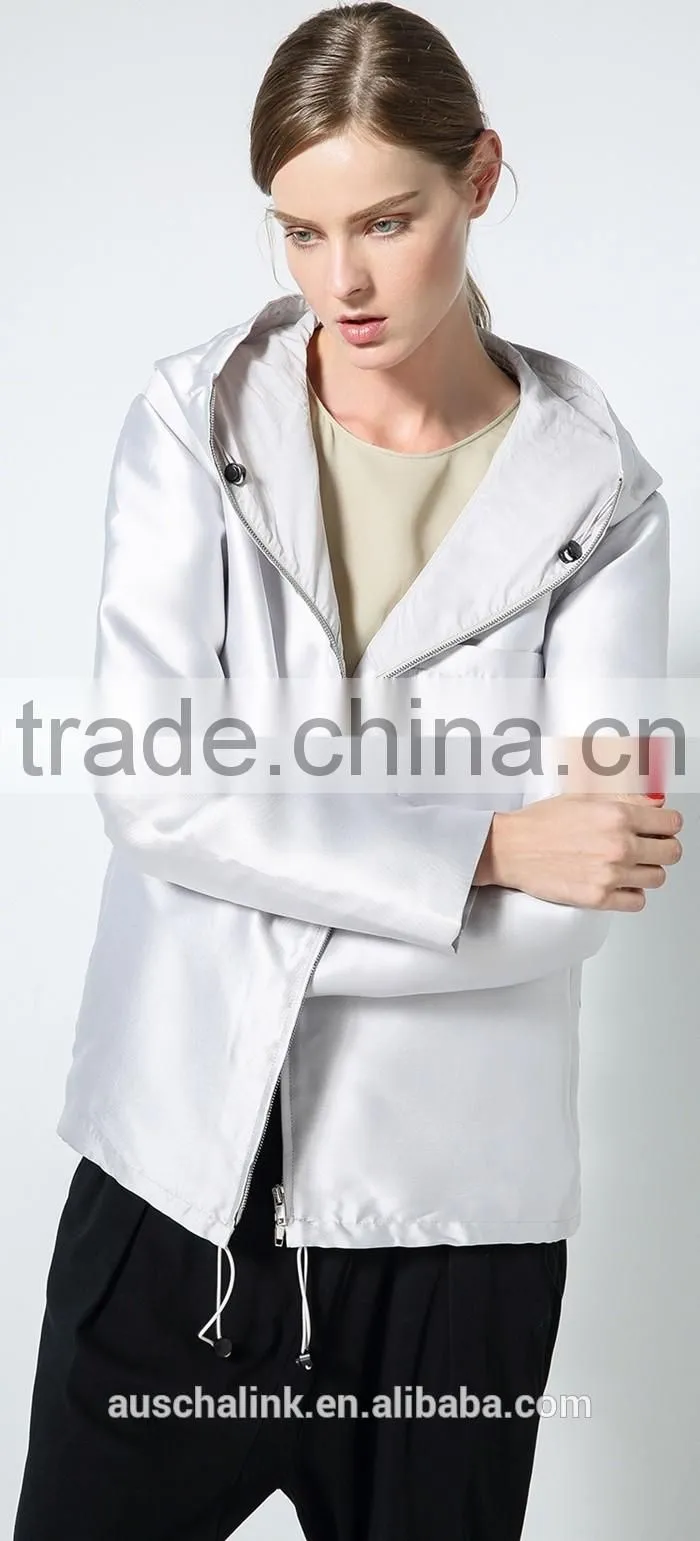 korean style outdoor fashion ladies smart casual hoodie jacket wholesale