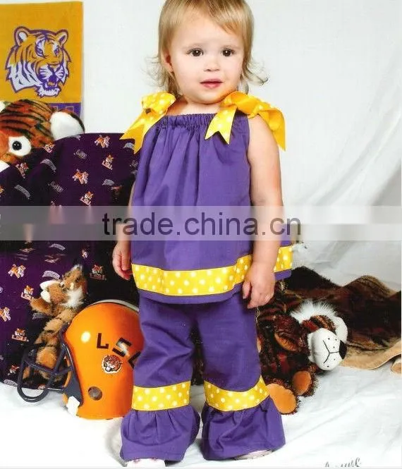 New Fashion girls jean ruffle pants,children's demin jeans pants with ruffle