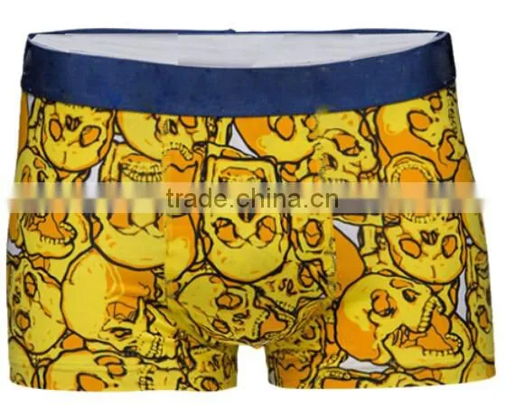Mens top quality good design fashion boxer shorts trunk
