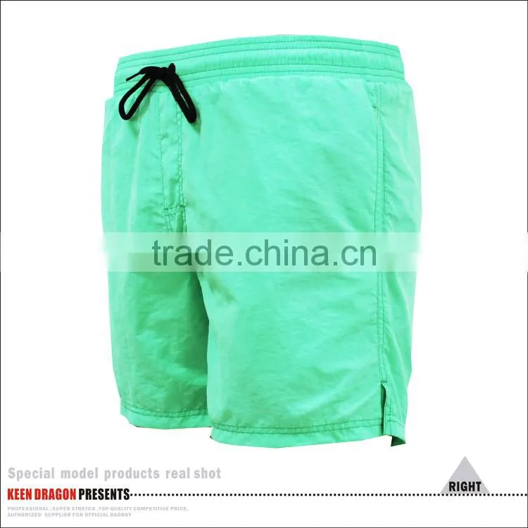 2017 wholesale elastic waist shorts for men swim trunks embroidery