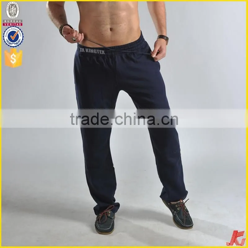 fleece running men's pants with pockets sides