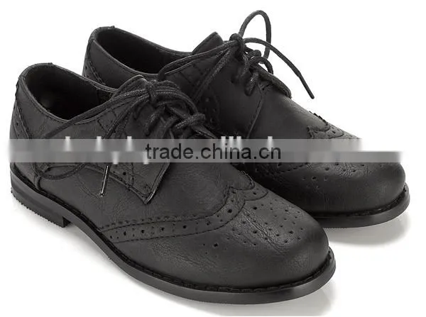 China Wholesale kids Italian brand handmade leather shoes