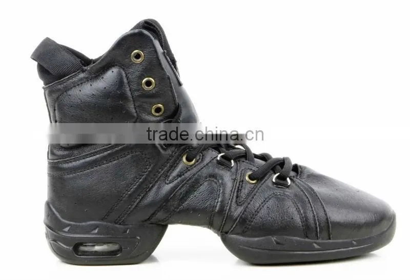Guangzhou Top Quality Leather Dance High Top Sneakers #0958
