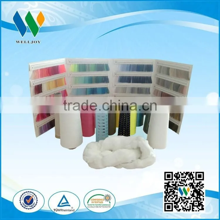 china manufacturer for ring spinning 100% polyester sewing thread