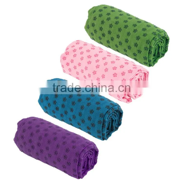 Yoga mat towel private label eco-friendly quick dry microfiber towel
