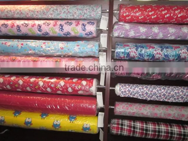 100% cotton printed flannel textile printing