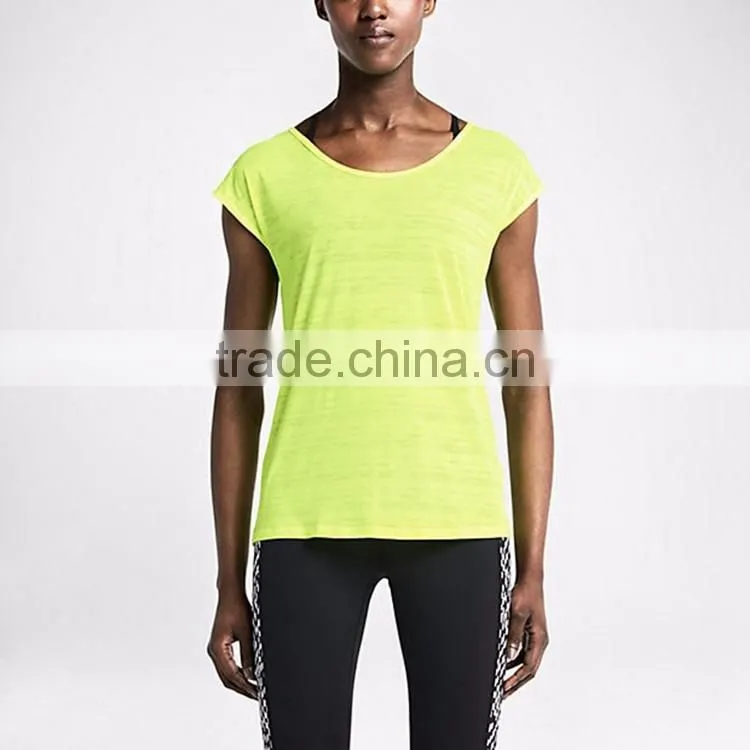 Sexy fitness women tops high compression back mesh vest yoga wear gym tank top