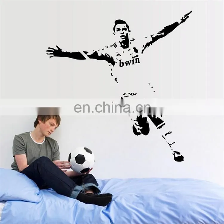 Football player C Ronaldo Removable Creative Sticker Home Decor
