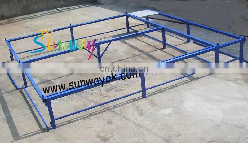 Rectangular Trampoline with Safety Net /high qulity rectangular trampoline jumper