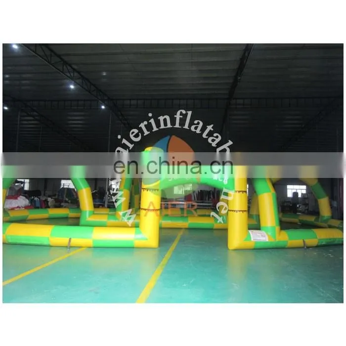 2016 Aier Top quality outdoor game inflatable air race track for sale