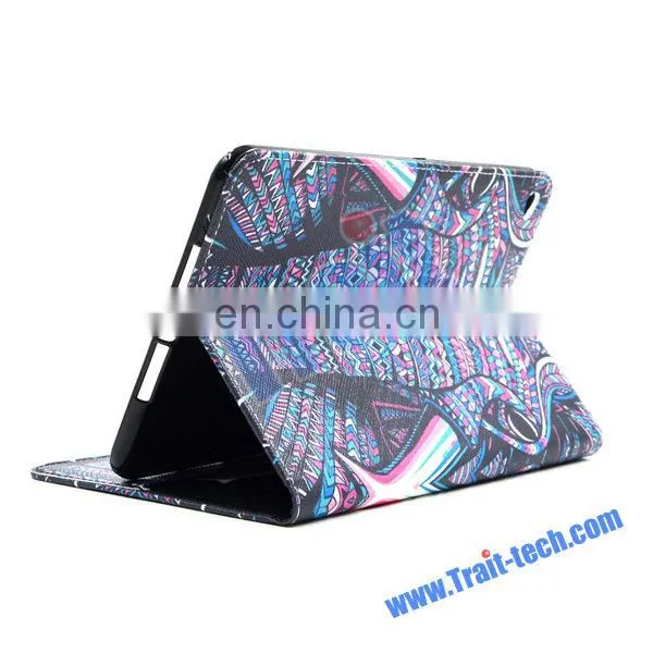 Cheap leather case/ Wallet style leather case for iPad Mini4/ Fashion leather case supplier & exporter