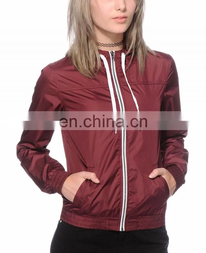 Newest Wholesale Fleece Biker Pink Windbreaker Jacket Men