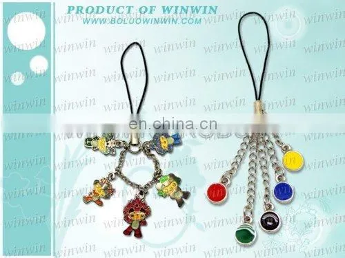 2017 promotional soft PVC mobile strap