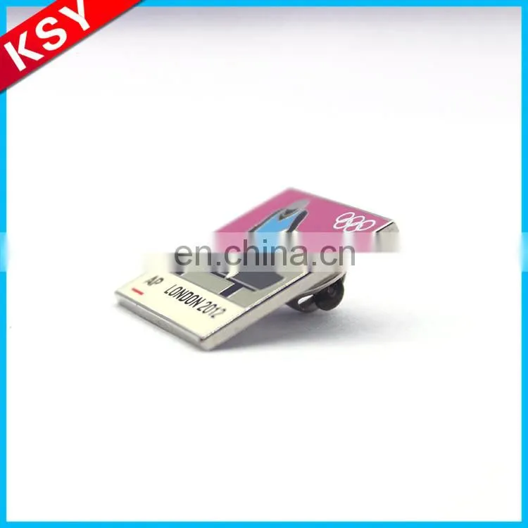 Popular Large Supply Metal Round Funny Jewelry Pins Lapel Badge