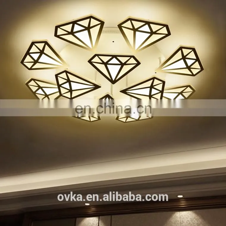 New design creative art ceiling lamp acrylic living room lamp
