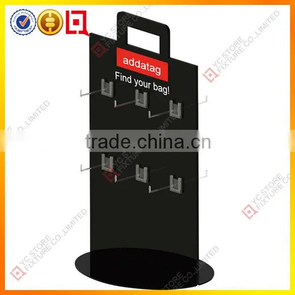 custom revolving accessories display rack