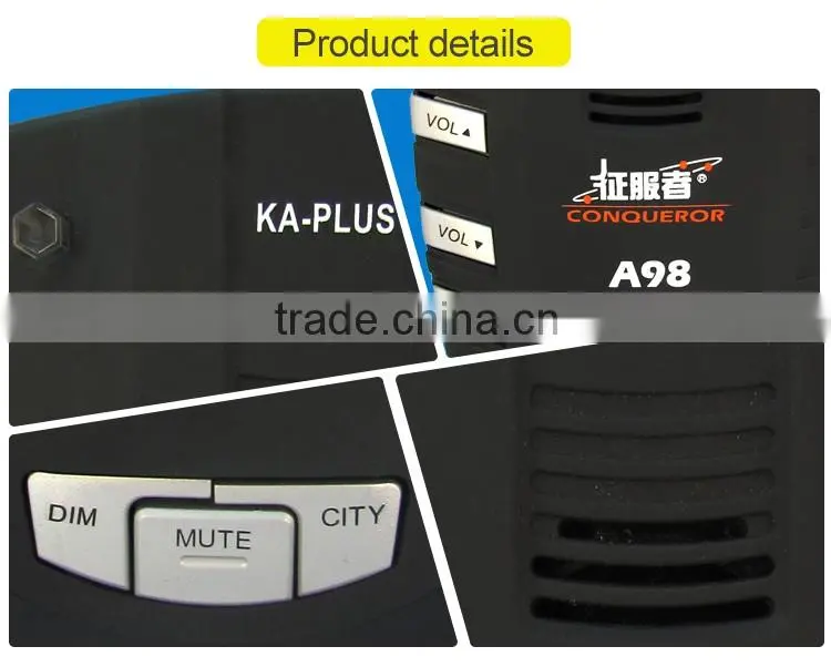 high performance full band car radar detection device