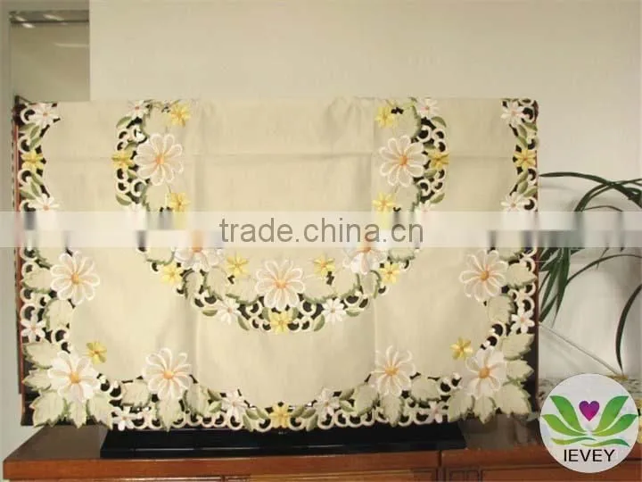 100% cotton damask tablecloth hemstitch table cloth luxurious tablecloth pink fancy tablecloth