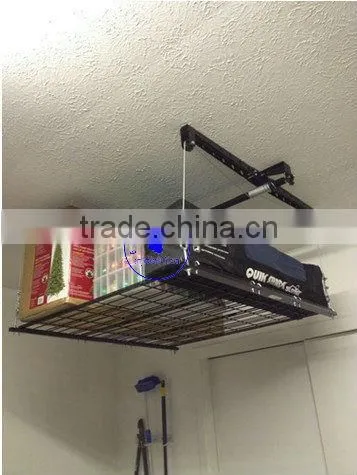 Pro HeavyLift 4-by-4-Foot Cable-Lifted Storage Rack