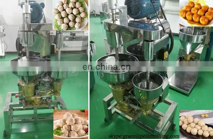 Automatic small meatball machine to making stuffed meatballs