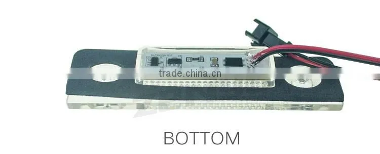 New Lowest factory price 3014SMD 18leds OCtavia Led License Plate