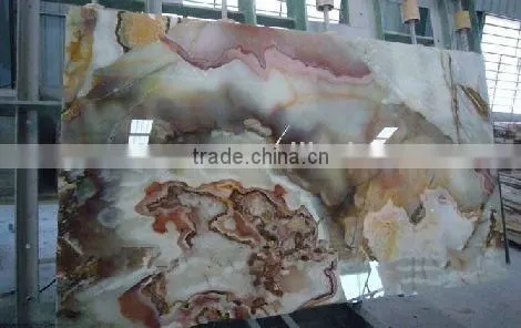 Multicolor Types Of Marble Onyx Slab
