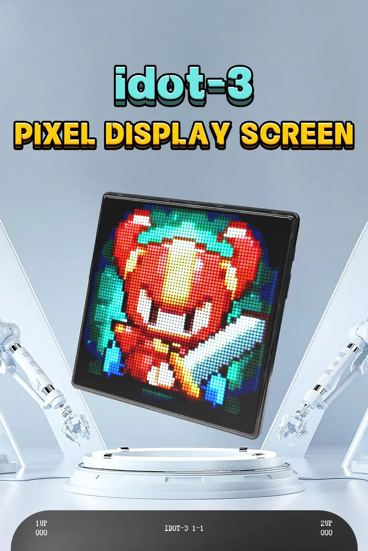 64*64 Automotive Atmosphere Pixel Screen Bluetooth Pixel Screen DIY Decorative Lights Modification Universal Car Ambient Light