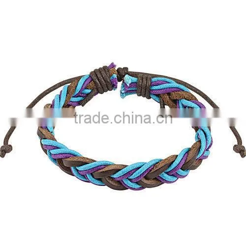 Classic Men genuine leather wristband bracelet