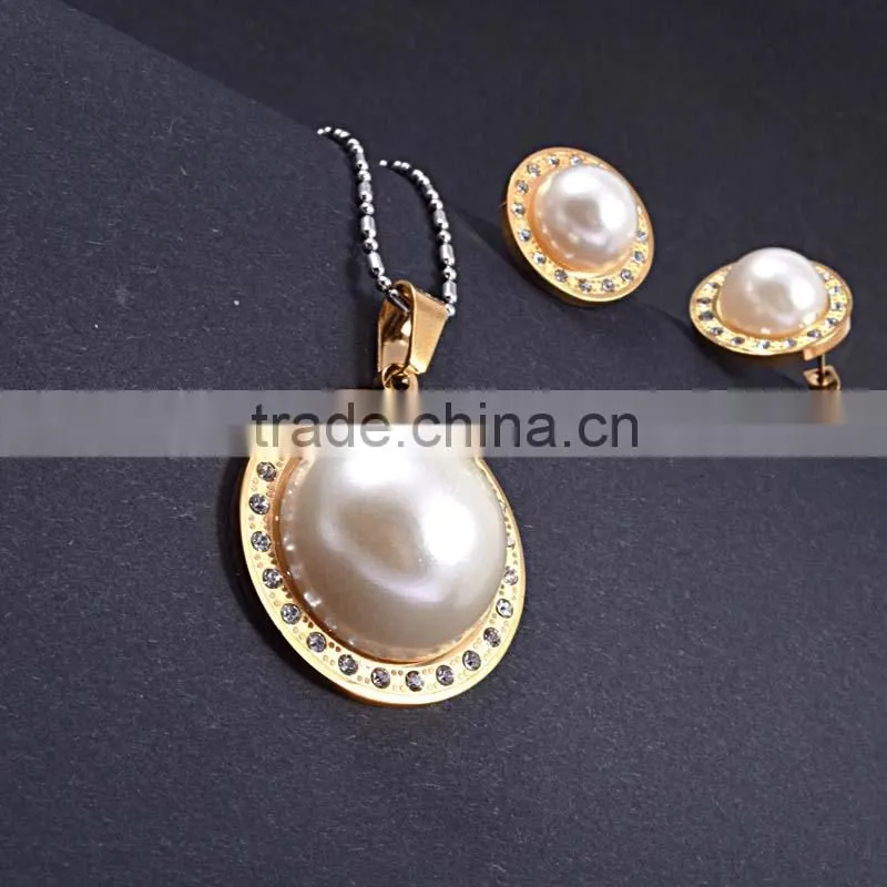 Latest Products In Market Pearl Earring Designs Jewerly Sets Women