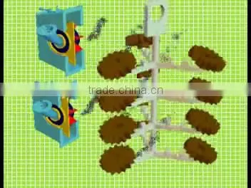 Casting machineries Hook Type Shot Blasting Machine sand blasting