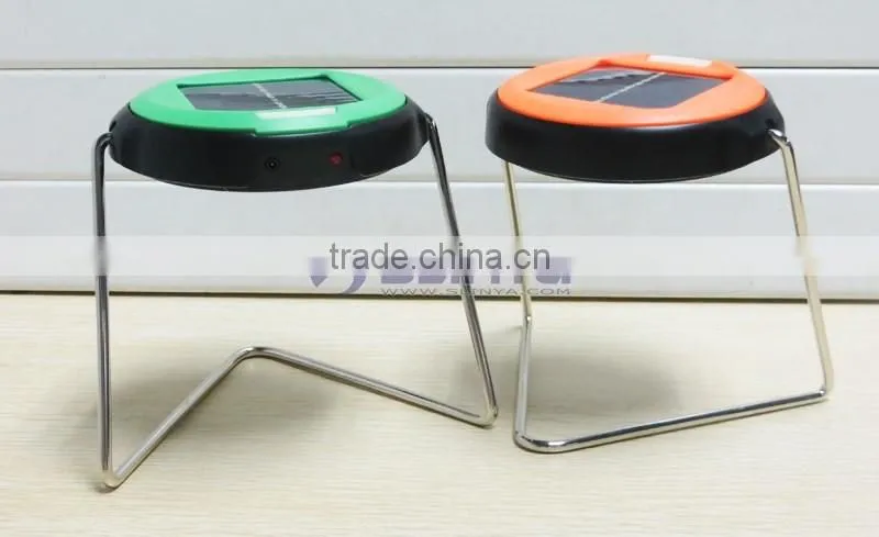 Outdoor Camp Tent Hook Stand Solar LED Lamp Book Light