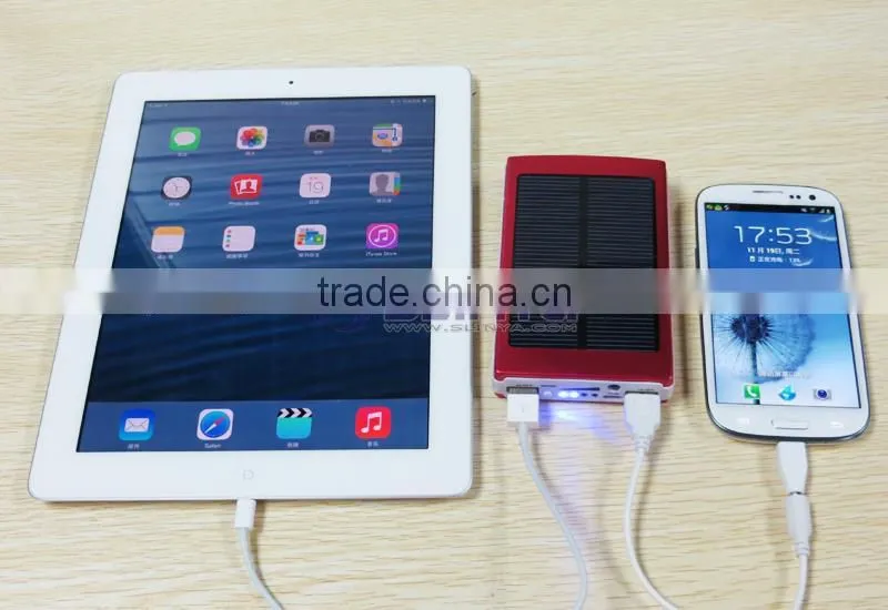 30000mAh Solar Mobile Battery Charger Dual USB