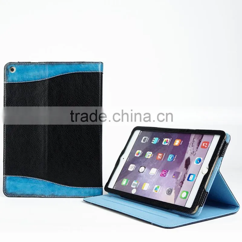 Factory Manufacturer flip leather case for ipad