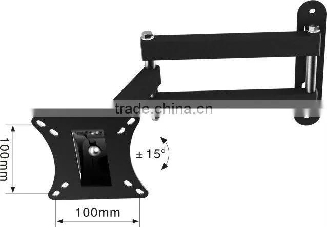 13-30 inch VESA 100X100 lcd/led flexible monitor arm wall mount
