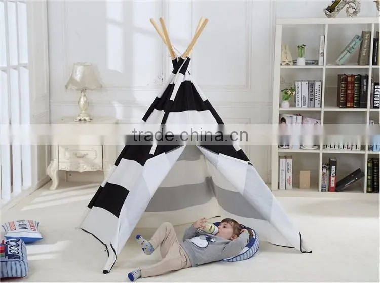 Kids Play Tent House Teepee Indian Indoor Outdoor Teepee Kids Custom Camping Frame Tent