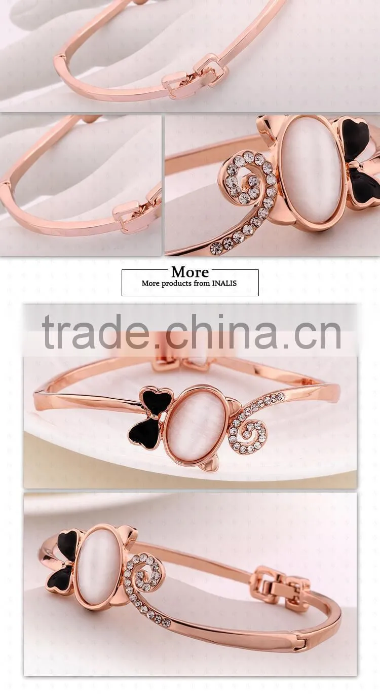 Exquisite Nickel And Lead Free Epoxy 18K Gold Plating Fashion Bracelet