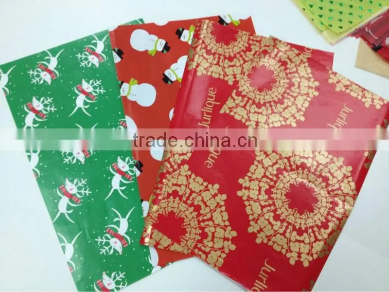 Waterproof 50*70cm custom- logo silk paper in china paper suppier
