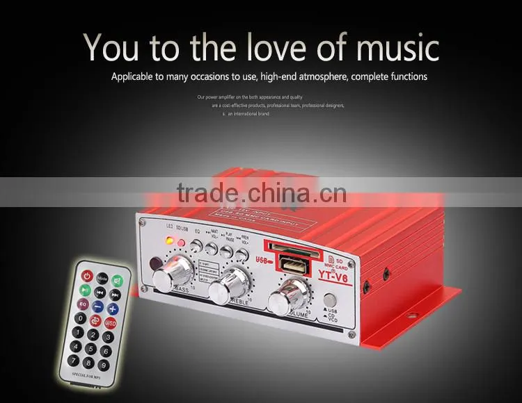 Professional amplifier tube amplifier, digital audio amplifier speaker YT-V6
