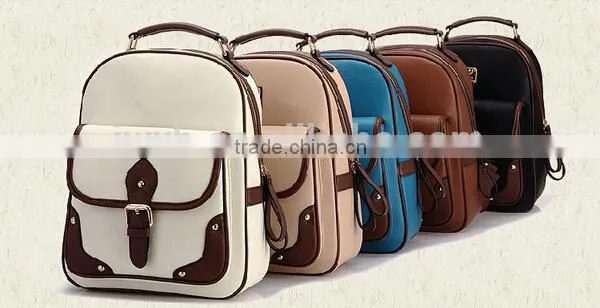 Fashion PU women backpack with good quality