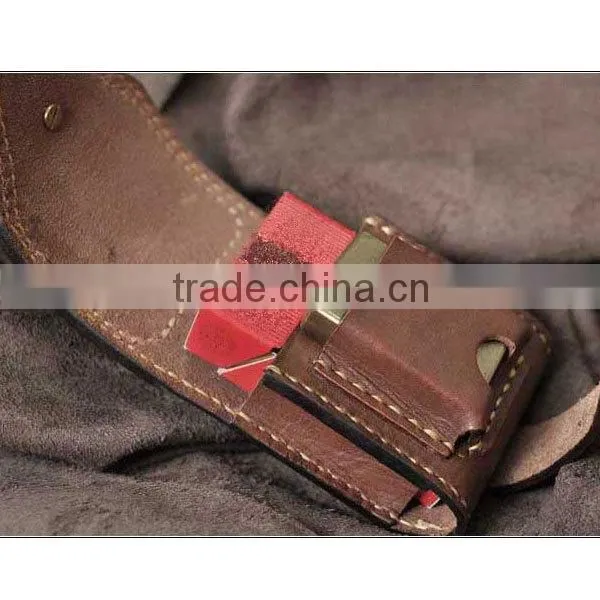 High quality coustom leather lighter case
