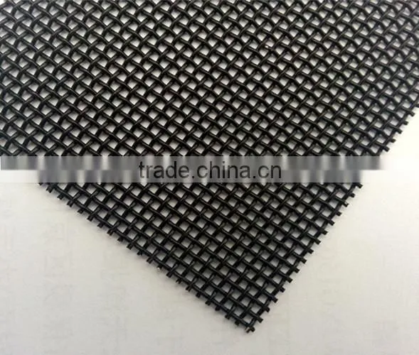 Powder Coated Black Stainless Steel Screen for Window